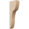 Ekena Millwork 3"W x 6"D x 18"H Thin Carmel Rough Cedar Woodgrain TimberThane Corbel, Primed Tan CORUR03X06X18CARRCPR - alternate 1